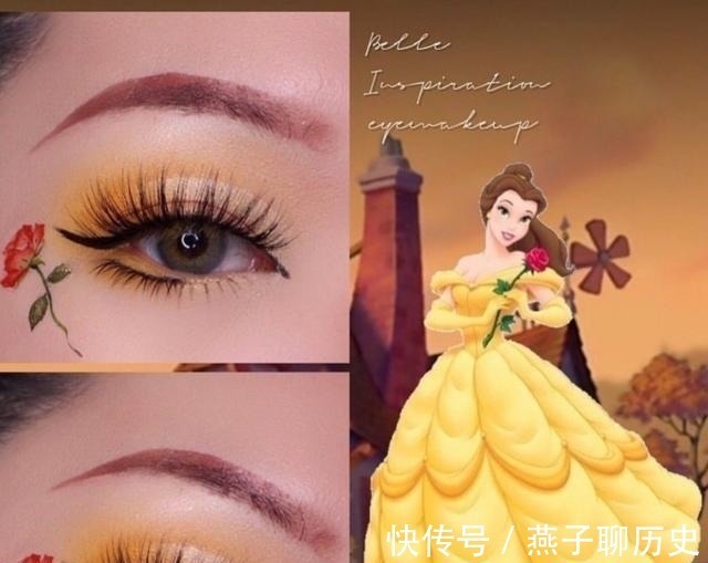 Cospl真人Cosplay,用眼妆COS迪士尼公主!这不同风格的眼睛让人着迷