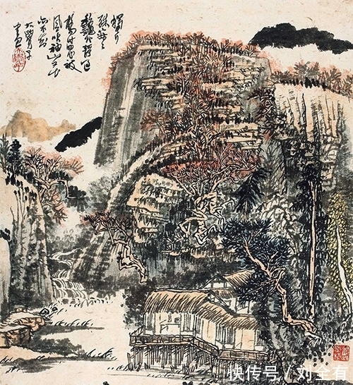 仿古!默默耕耘,不求名利,黄秋园山水画欣赏