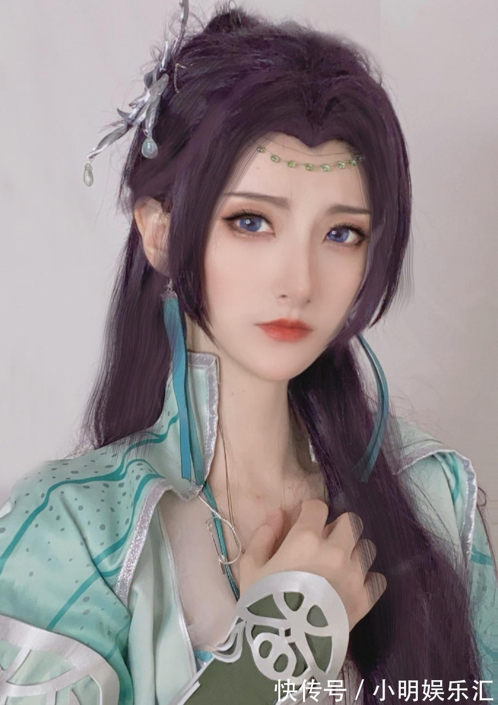 小舞|从动画中走出来的神仙cos,小舞被官方认可,云韵气质和美貌并存