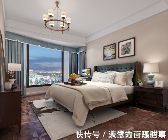 家私|215平美式四居室,空气中都充满华美、绮丽、浪漫的气息