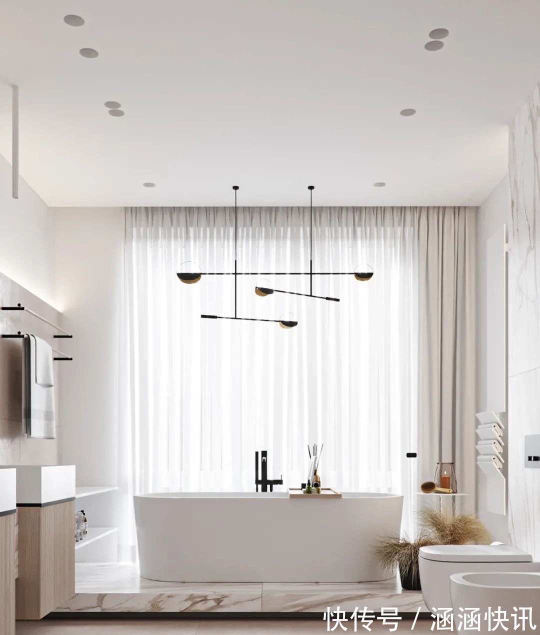 客厅|简约原木风,让家更有温度,全屋简单有格调,没有丝毫俗气