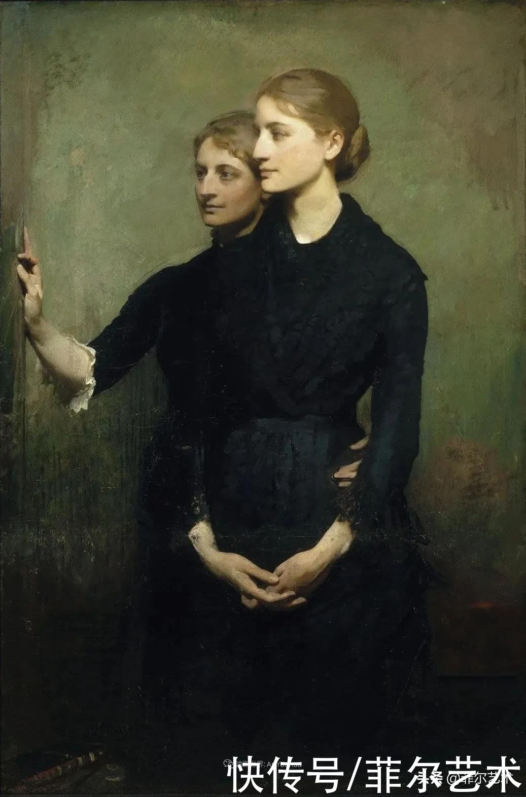 人物|空灵的天使，精美绝伦~雅培·翰德逊·泰勒女性人物油画作品欣赏