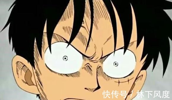 恶龙|海贼王 路飞、香克斯、白胡子和卡普愤怒的眼神,充满杀气