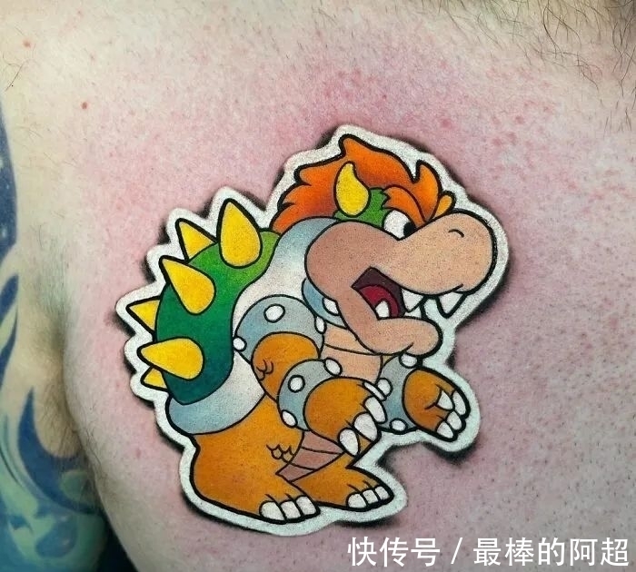 糙汉！超逼真的3D纹身，像粘在皮肤上的贴画，强迫症：好想撕掉它