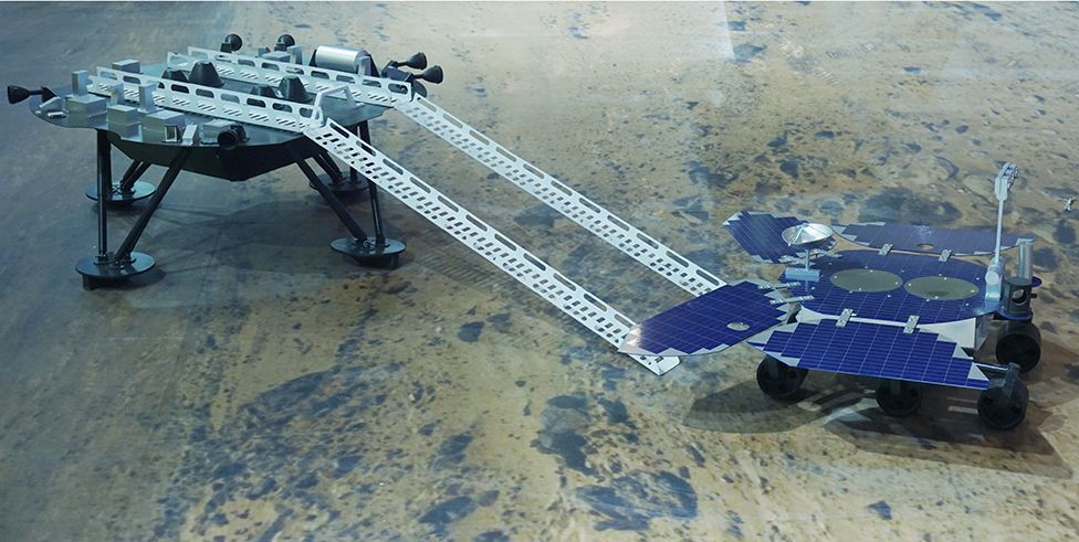 图片 美国宇航局看见天问一号图片,一手伸向了美国,一手伸向了我国