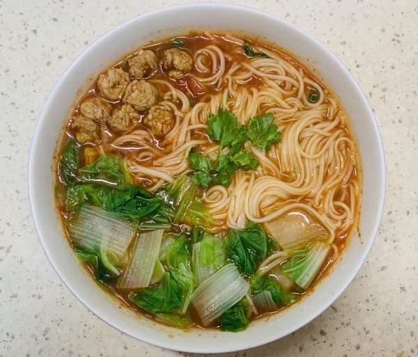番茄鲜虾面|番茄鲜虾面