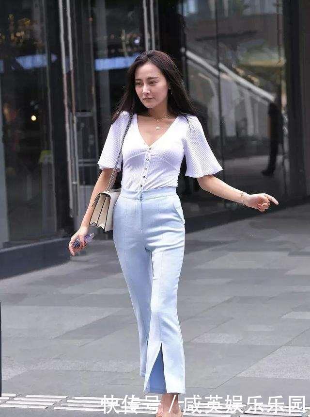 九分裤|美丽打底裤的美女,才能契合自身气质,时尚优雅