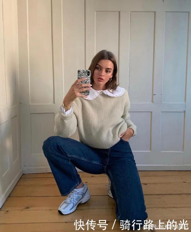 “ 衬衫 + 毛衣 ”叠穿,冬天这样穿真的时髦炸了!