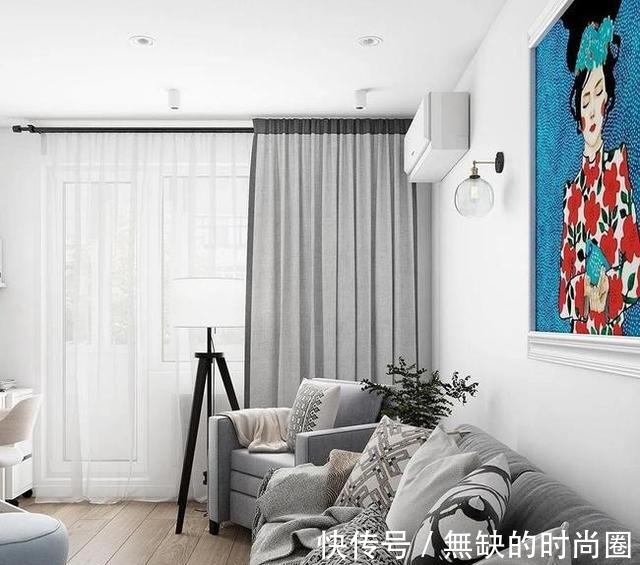 白色|南京小姐姐的49㎡小家红了,卧室和客厅一体化,太有创新了!