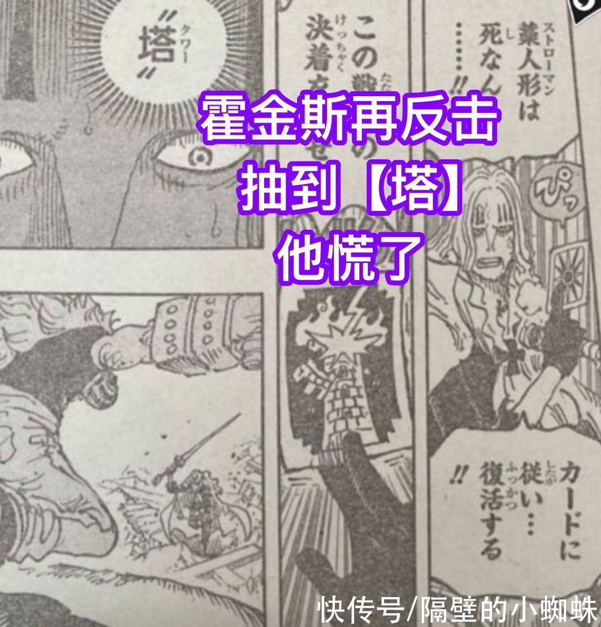 蜘蛛|海贼王1029话：尾田上演“PPT打斗”，基拉击败霍金斯，却不激情