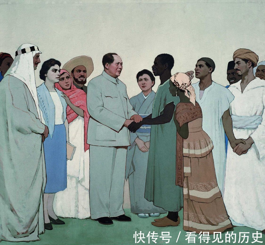 毛主席像$美术大师靳尚谊笔下的毛主席像张张都是精品