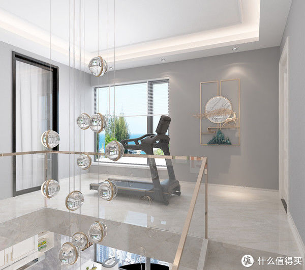 玄关|她45㎡loft公寓，坚持装修轻奢风，巧用线条，装出高级感，有品位