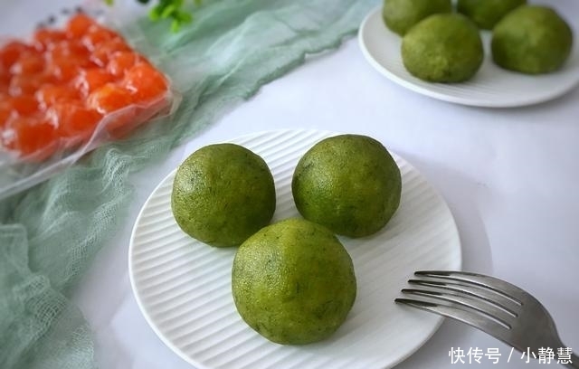 南瓜叶|江南人从小吃到大的清明点心,换了此馅,竟成了网红!