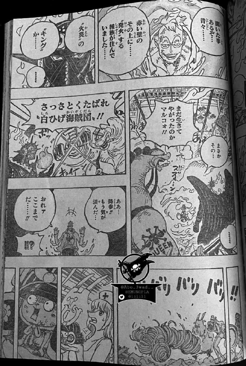 海贼王|海贼王1022话,?双翼联手战三灾,索隆看到路飞成为海贼王的样子