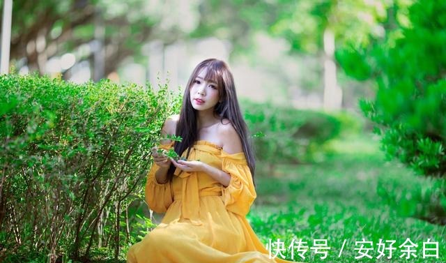 一字肩 黄色一字肩连衣裙,充满活力的色彩,演绎青春时尚的自己!