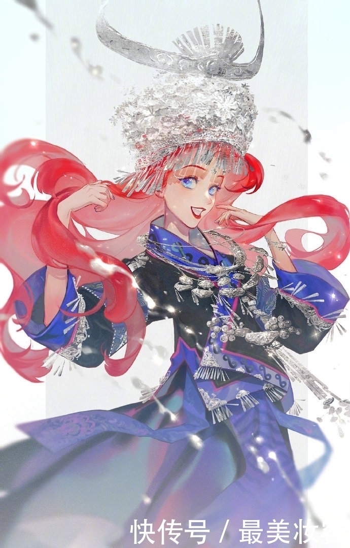 古风|古风迪士尼公主更新,爱洛和汉服绝配,茉莉反弹琵琶好美