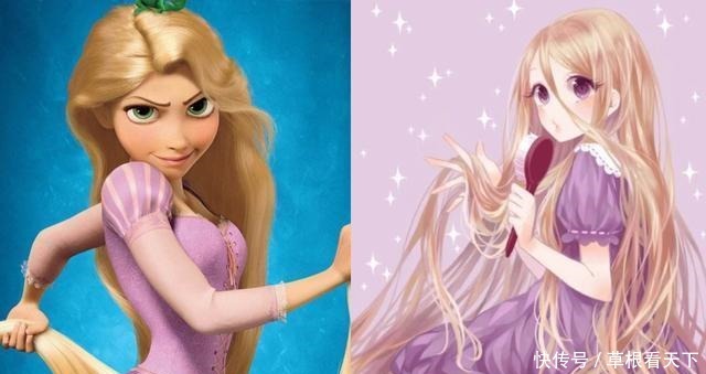 人画|如果迪士尼公主是日本人画的,艾莎变美了!花木兰让人惊艳!