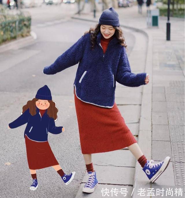 小仙女|独特个性的撞色复古风穿搭,俗到极致便是时髦,充满青春活力感!