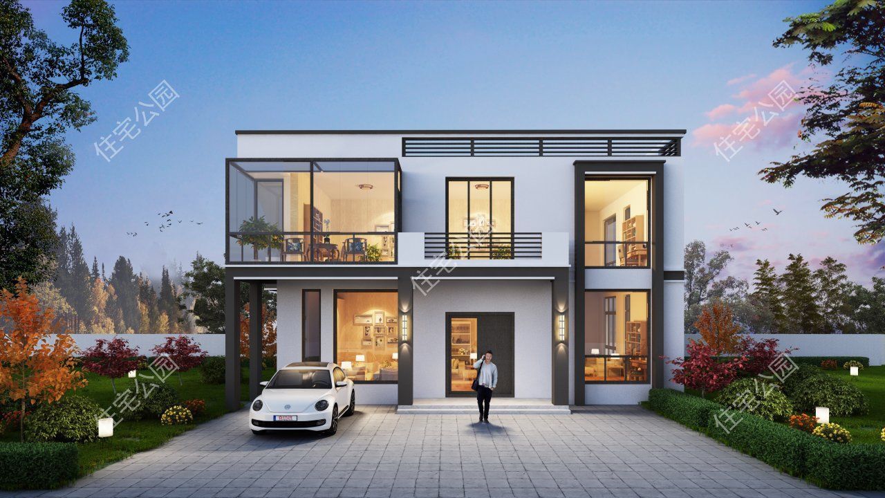 戶型|農(nóng)村建房想省錢?看看這10套平屋頂戶型,20來萬就能建好