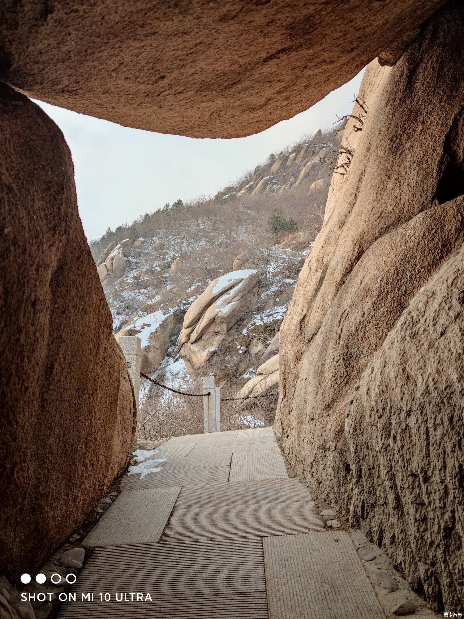 残雪山景，也美……