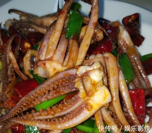 女儿|在家用这种方法炒鱿鱼,是女儿和老婆的最爱