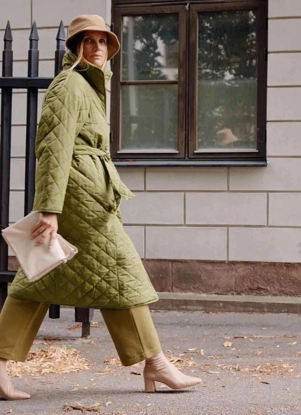 这件|刘雯身上这件「绗缝」外套,到底有多火?