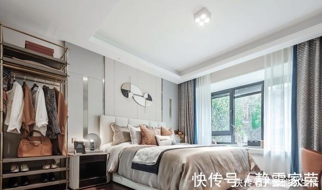 爱马仕|大平层的现代轻奢风设计高级灰碰上爱马仕橙的惊艳!