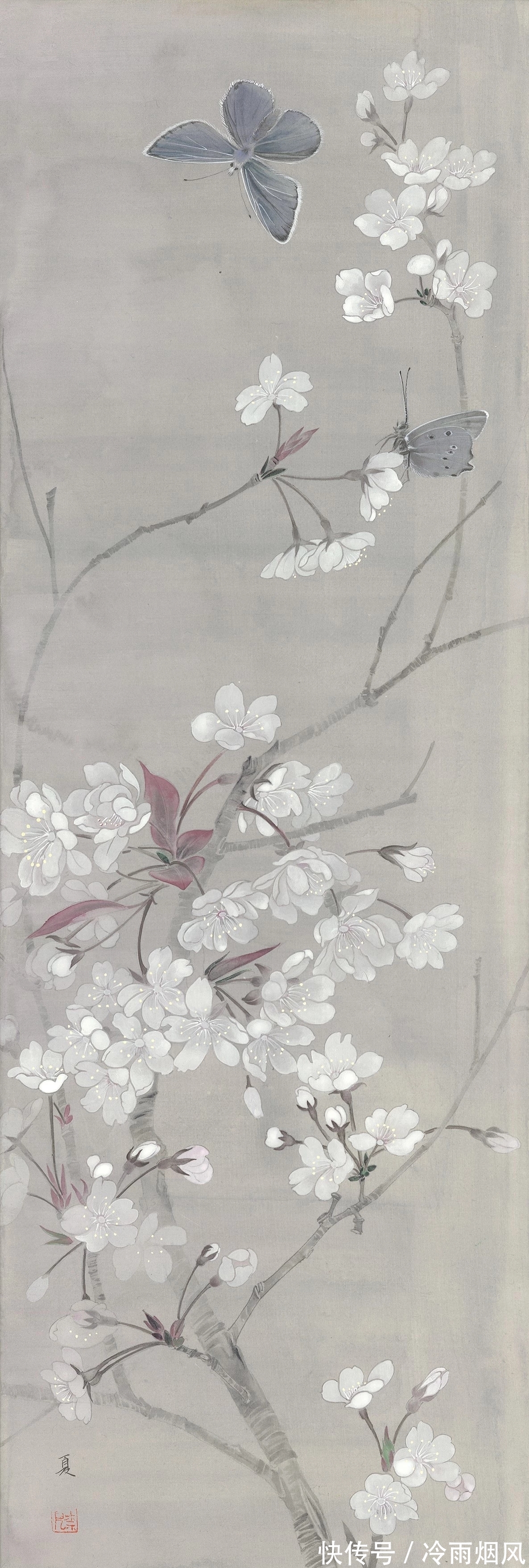 广州画院#广州画院|素墨无声,李夏夏花鸟画