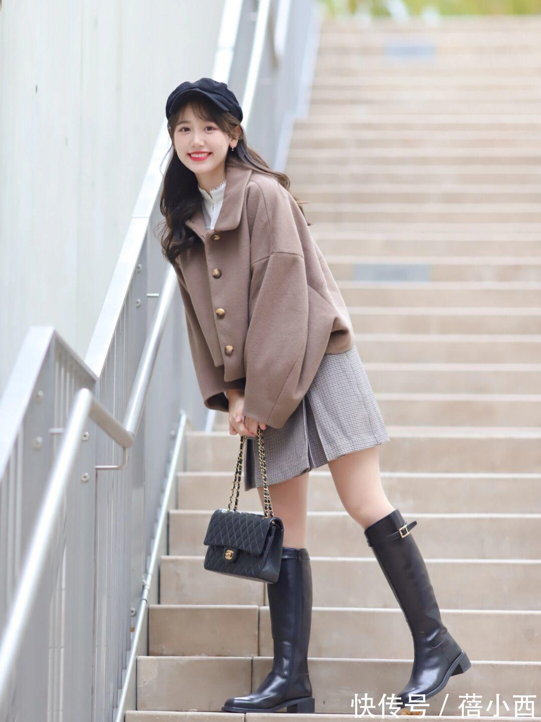 冬季 “短外套”才是最适合小个子的单品,冬季气质款长这样,时髦洋气