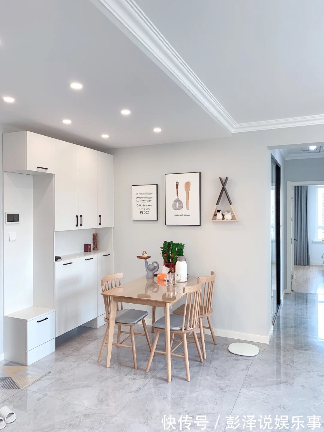 装饰画|等买了房，就照他家这么装，全屋不吊顶，不做背景墙，越看越耐看