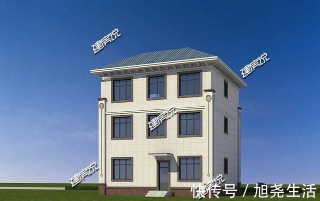 占地|占地102平的欧式别墅,36万建,找你的人不是相亲就是借图纸