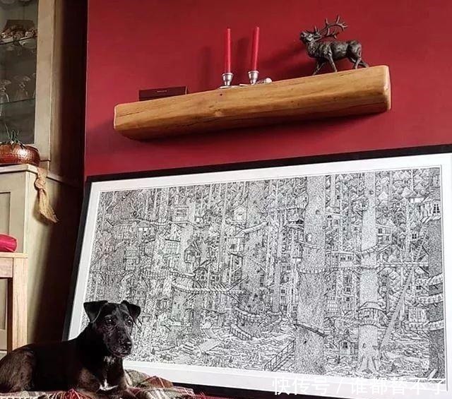 针管$全球最抠女画家，用一支2元针管笔惊艳世界，连英国皇室都惊叹