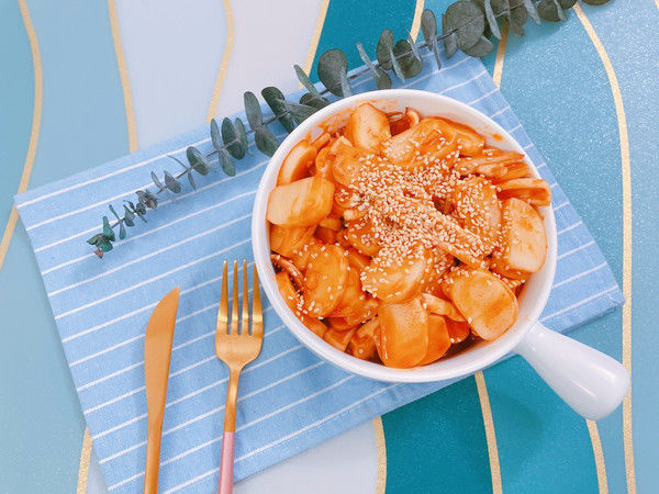 韩式鲜鱿炒年糕