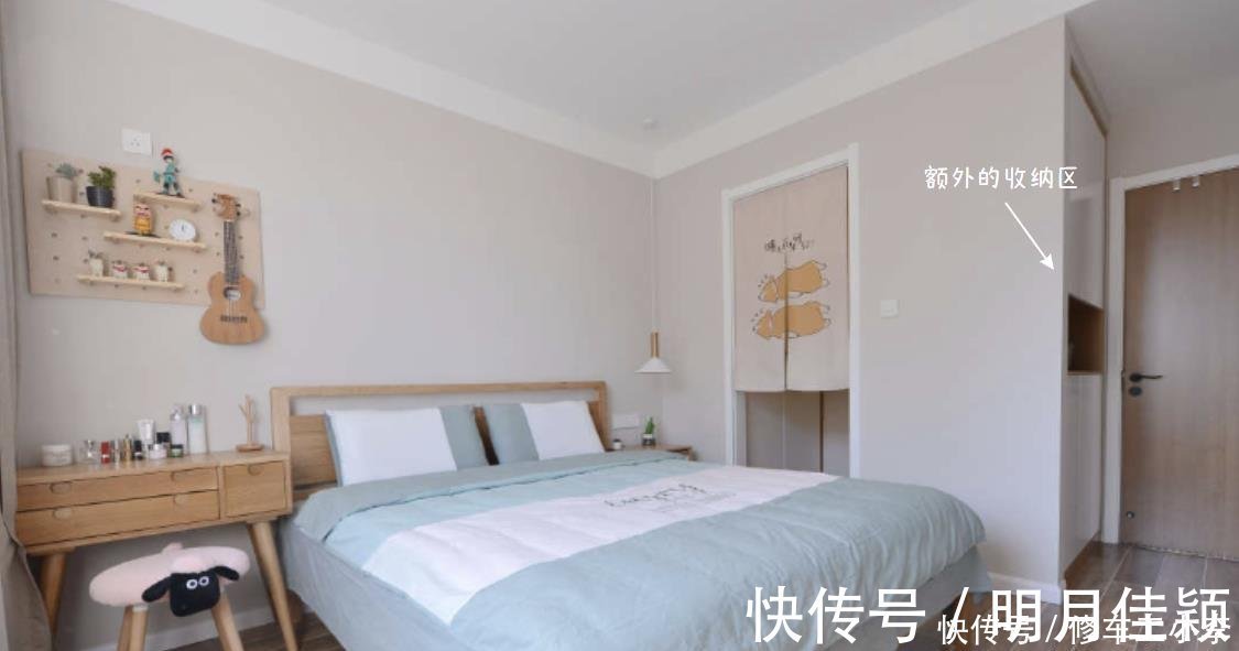 阳台|客厅造个“假阳台”，一进门就被迷住了，这套92㎡新房，太温馨