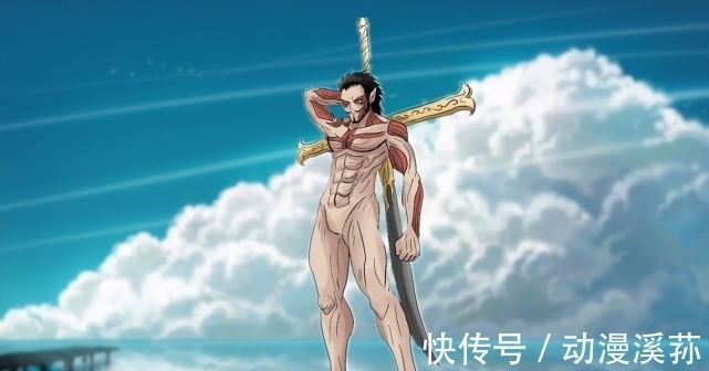 进击的巨人|当海贼王的角色巨人化,白胡子重返年轻,香克斯看起来有点危险