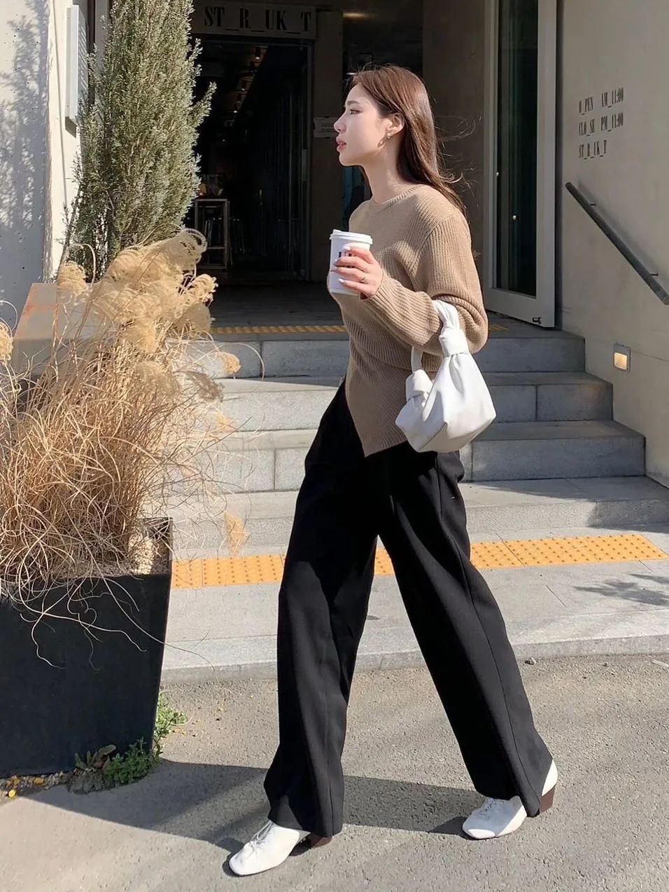 奶奶裤 针织衫+奶奶裤=好看好穿爆了!