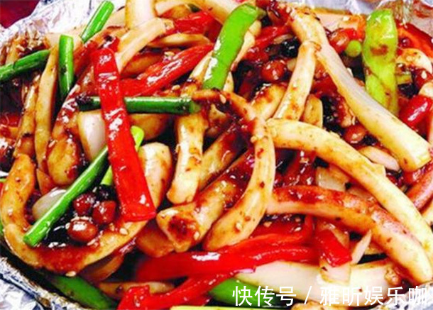 青椒|孩子吃饭挑食不爱吃蔬菜爱吃海鲜,多吃鱿鱼菜,营养美味食欲好