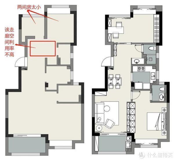 次卧书房|再买房,我一定学他家坚持去电视墙化,卧室书房合二为一,太实用了