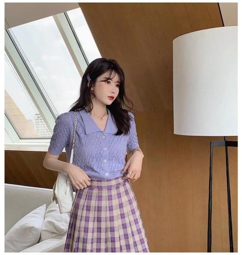  档次|美女模特：高级甜美的配色， 凉爽显白又有档次