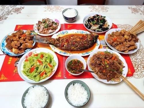 元旦去了婆婆家,看看婆婆给我们做了啥好吃的?