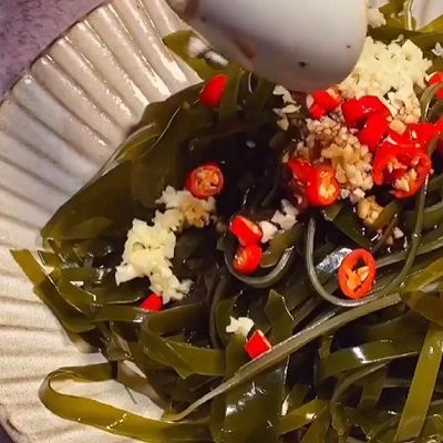 辣子油|凉拌海带丝