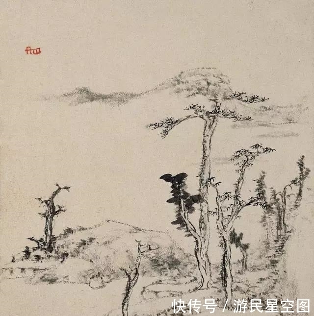 八大山人|清四僧之八大山人，高冷的灵魂天价的画作，残山剩水中的地老天荒