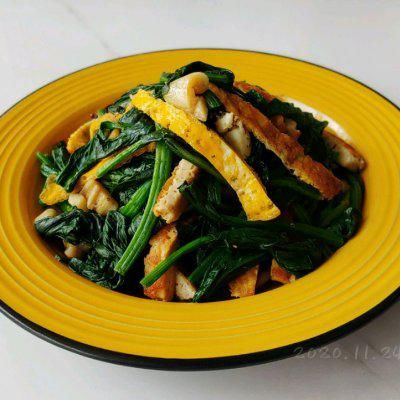 辣蛋|三分钟做好辣蛋豆腐蒜菠菜，做饭太简单！