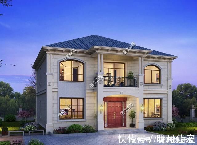 户型|户型方正格局好,回农村盖一栋这样的12×12米小别墅,养老好去处
