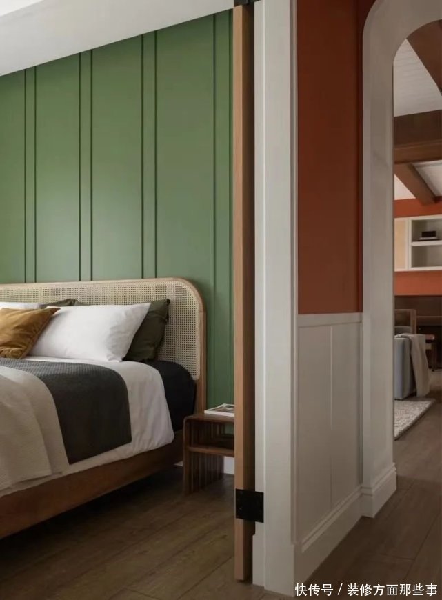 卫生间|看腻了日式北欧,来看看她家113㎡脏橘+墨绿的东南亚风吧