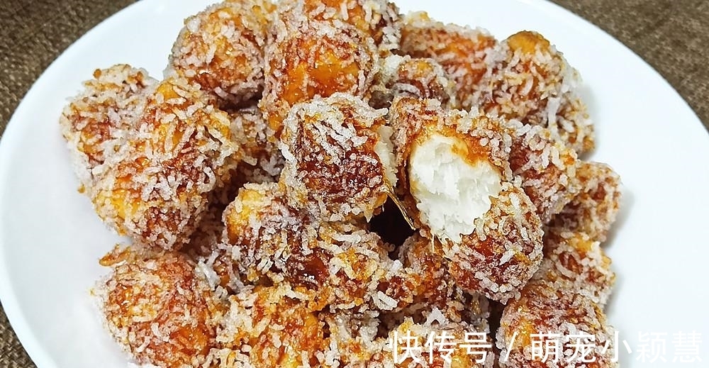 小猫|教你做逢年过节压桌甜点“雪花山药”脆酥香甜,孩子和老婆爱吃