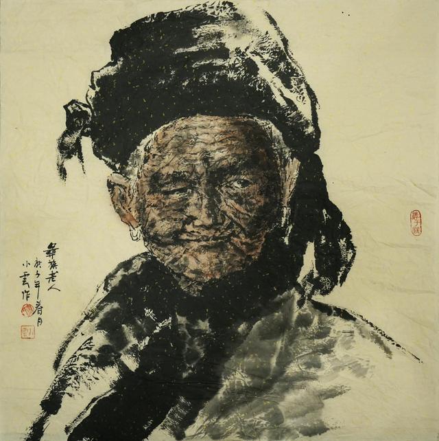 廖小云|廖小云水墨人物画作品欣赏