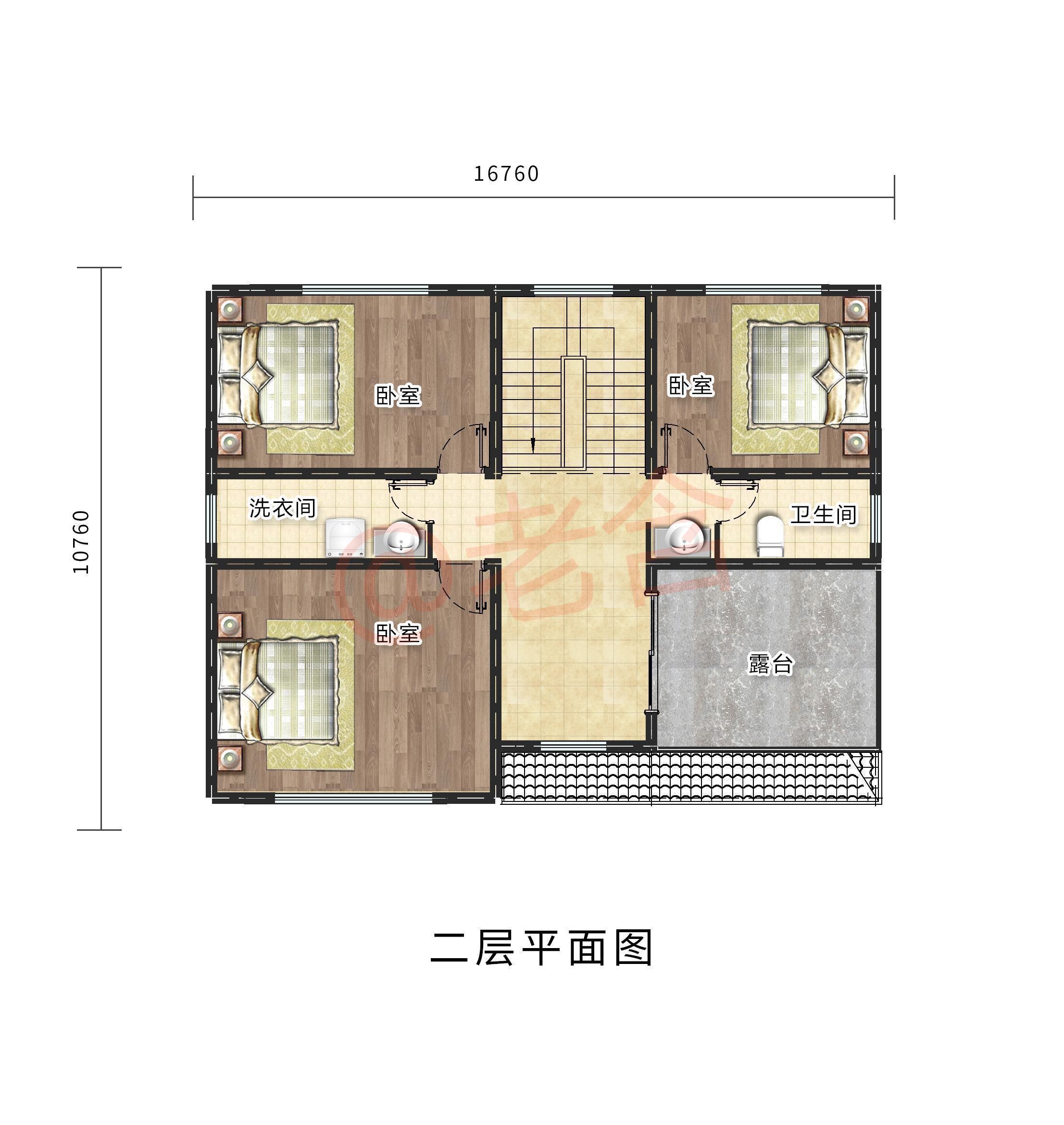 柴火|总算找到20万就能盖的农村二层别墅,选了2套,哪套更适合农村盖