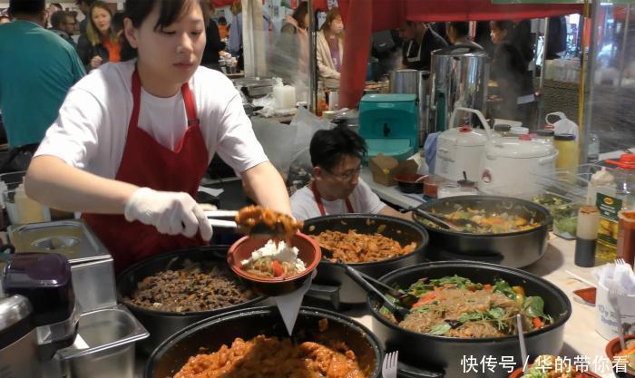 中华美食|伦敦街头的中华美食盖浇饭, 量大肉多老外最爱, 每天卖出五百份