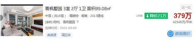 房源|调控大招显威力!杭州一法拍房“7折”成交少卖129万元